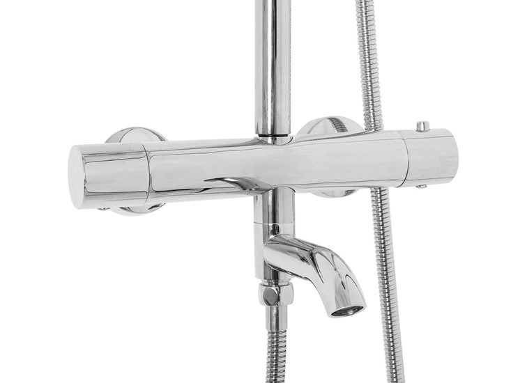 Zestaw Natryskowo-Wannowy z Termostatem LUNGO Chrom