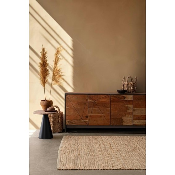 Stolik Kawowy AZARA fi45 Czarny