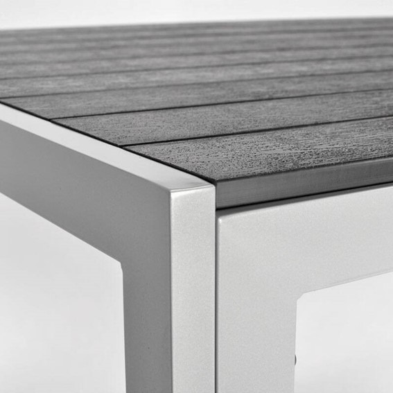 Stół Ogrodowy MODENA 180x90 Czarny