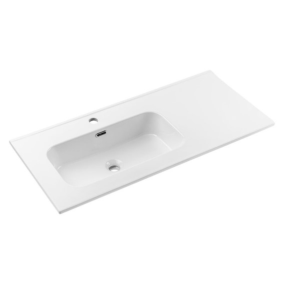 Umywalka Jednokomorowa GO Biały Połysk