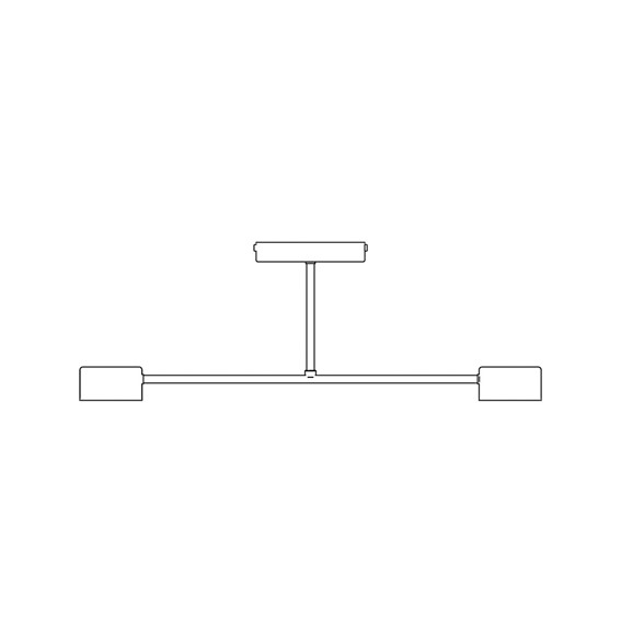 Lampa Sufitowa HALO 2 Burgundowy