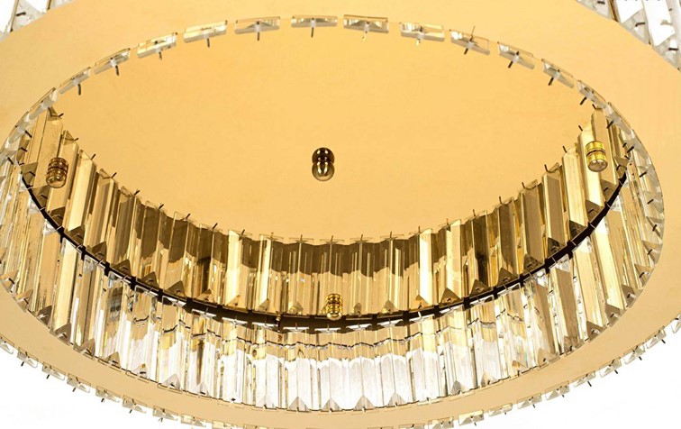 Lampa Sufitowa Plafon BORRA Złoty