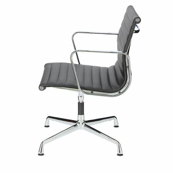 Fotel Konferencyjny CH1081T 57x58x75 Czarna Skóra/Chrom