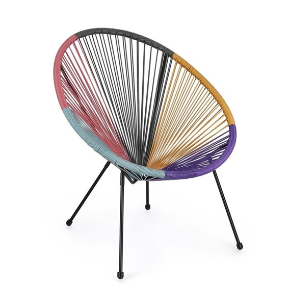 Krzesło Ogrodowe PARKER Wielokolorowy