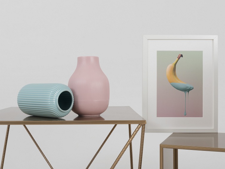 Stół Kawowy Daryl Metal 60x60 Złoty