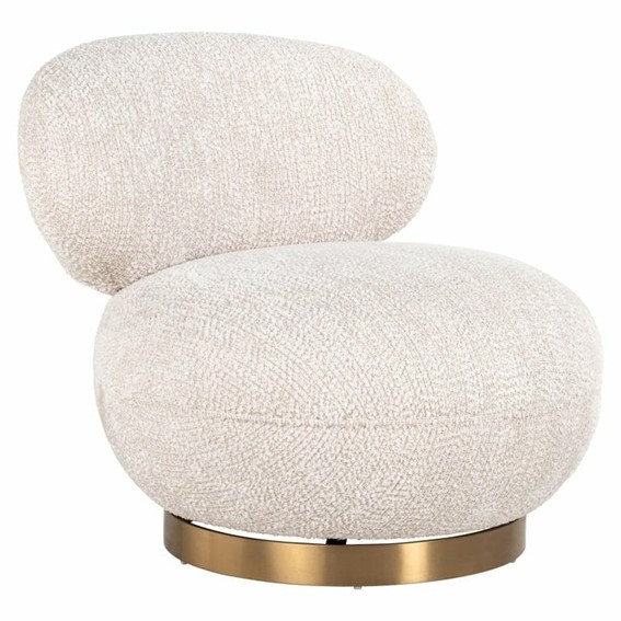 Fotel Obrotowy JACE Beżowy