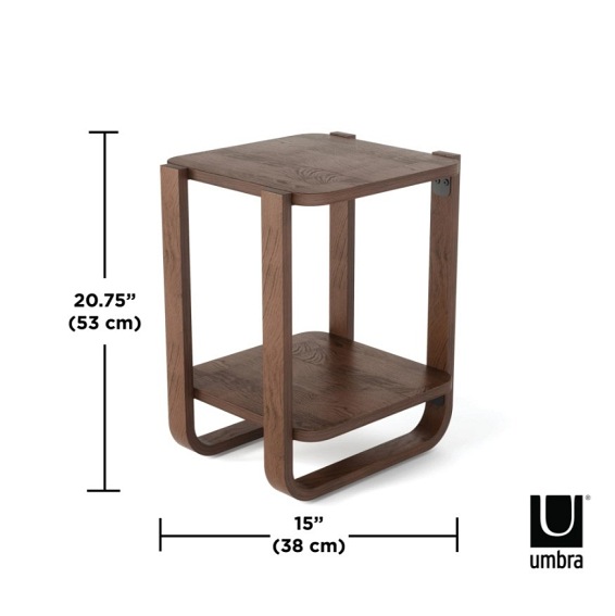 Stolik BELLWOOD Czarny Orzech