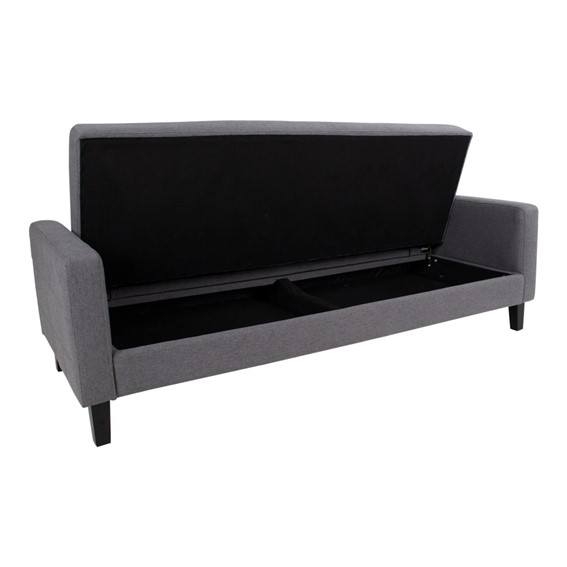 Sofa Rozkładana MILTON Dwuosobowa Szary