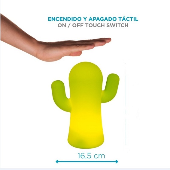 Lampa ogrodowa PANCHITO LIME Kaktus zasil. Akumulator