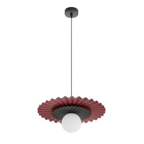 Lampa Wisząca UMBRA 1 Czarny/Burgund