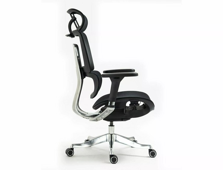 Fotel Biurowy Obrotowy WINNER Lux Czarny/Czarny