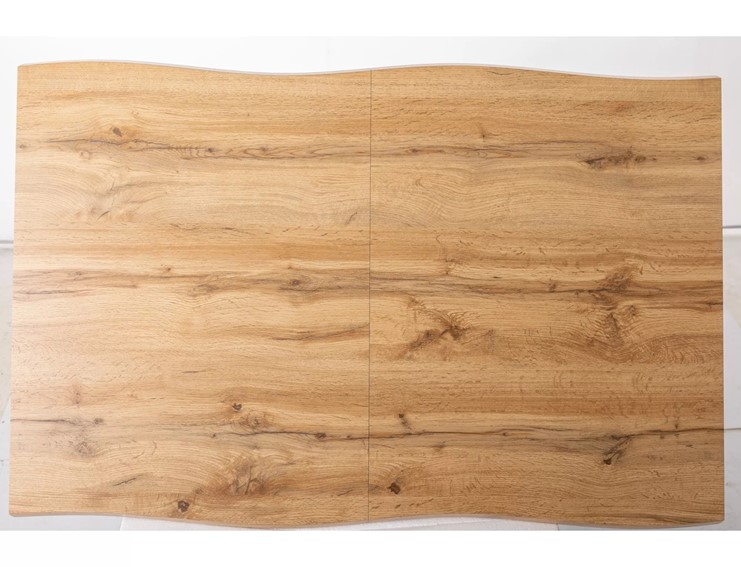 Stół Rozkładany FRESNO (120x180)x80 Dąb Artisan/Czarny