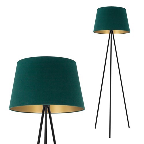 Lampa Podłogowa APOLLO B Zielony/Złoty/Czarny