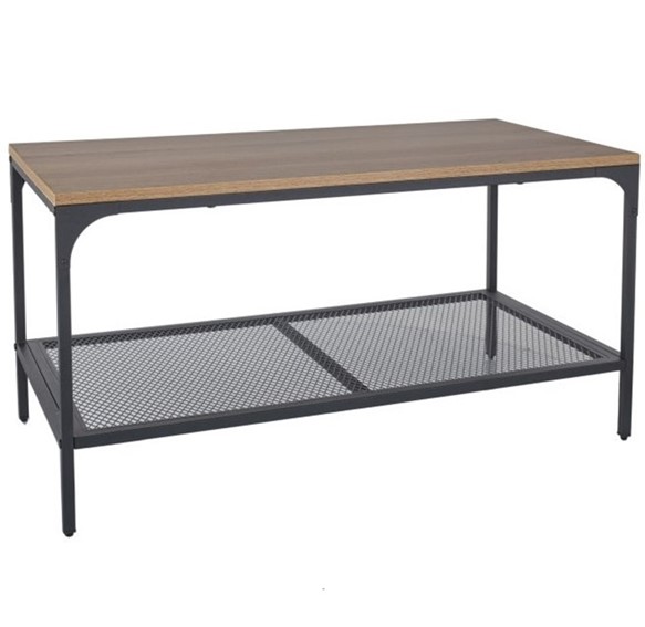 Ława LEX L Czarny/Dąb