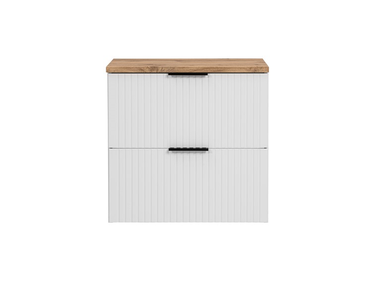 Zestaw ADW B 60cm (Szafka + Blat) Biały/Dąb