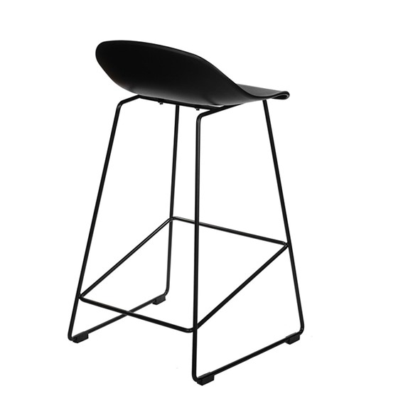 Krzesło Barowe MOLLY High x2 Czarny