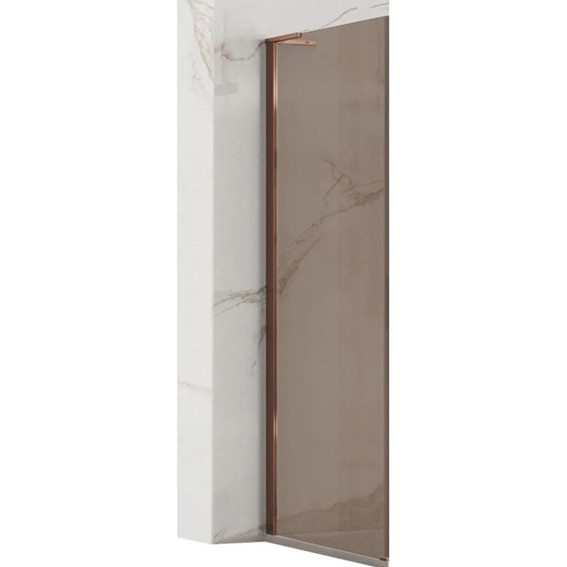 Ścianka Prysznicowa HUGO BROWN/BRUSH COPPER 90 Brązowy