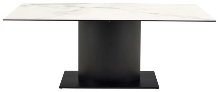 Stół MARBELLA 200x100 Czarny/Biały