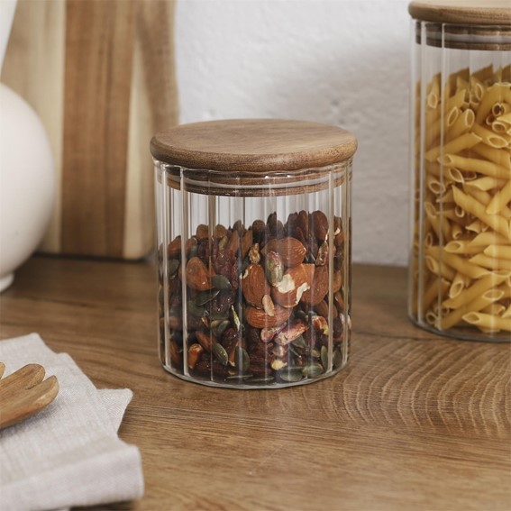 Słoik Prążkowany do Przechowywania 500ml