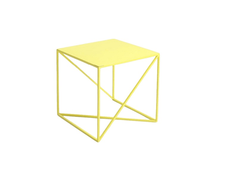 Stolik MEMO METAL 50 Żółty