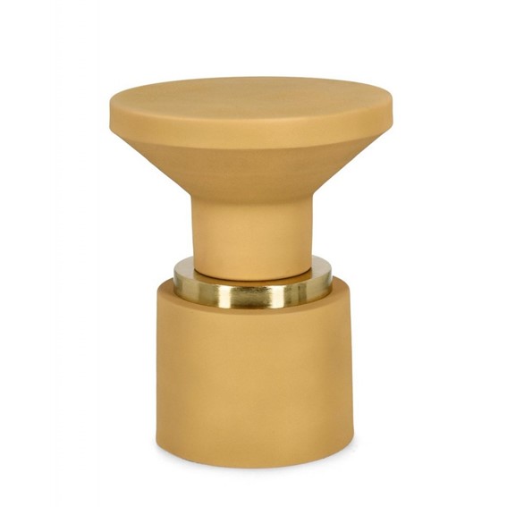 Stolik Kawowy MUDIT fi35 Żółty