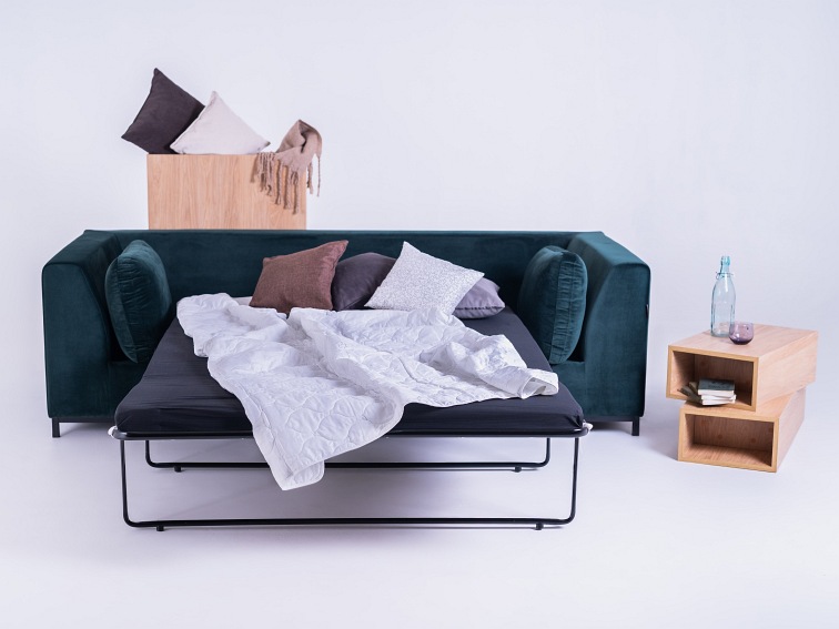 Sofa 3 os. Willy 230x97x68 Aronia/Orzech