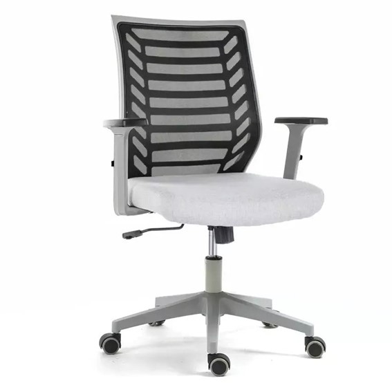 Fotel Obrotowy Q-320R Szary/Czarny