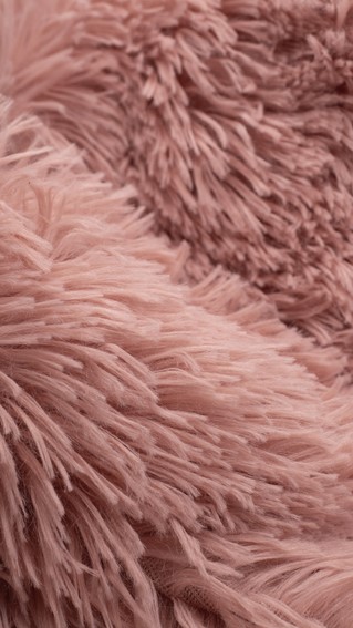 Tkanina FLUFFY 91 Pudrowy Róż (1 mb)