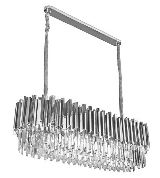 Lampa wisząca IMPERIAL LONG SILVER 90