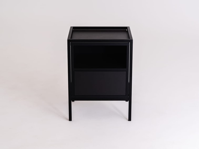 Regał SKAP BLACK 1R1 DRAWER Czarny