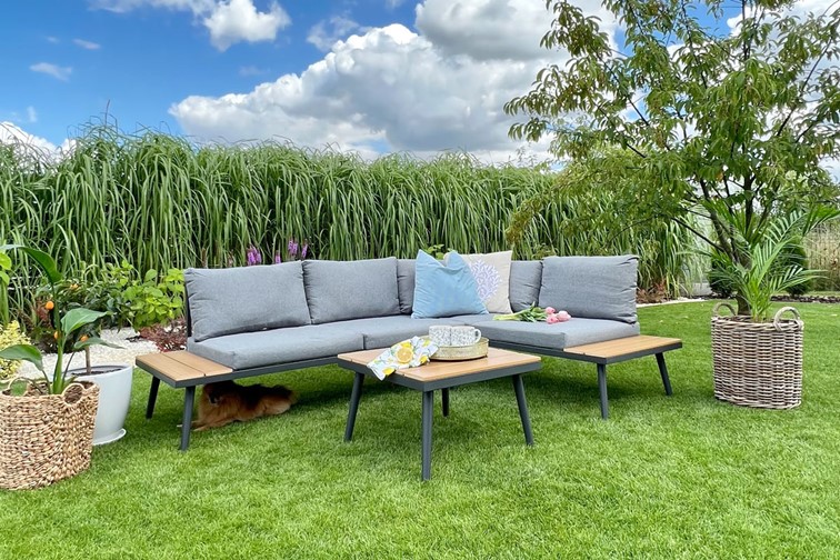 Narożnik Ogrodowy NEVADA Grafitowy