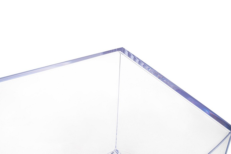 Stolik VISION 34x40 Transparentny/Poliwęglan