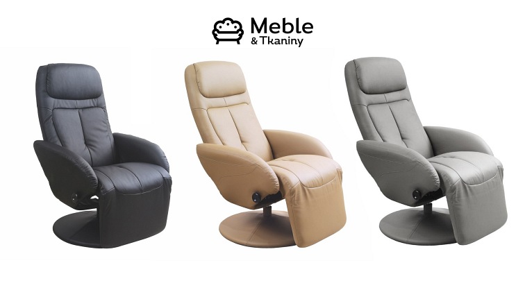 Fotel Recliner OPTIMA Czarny