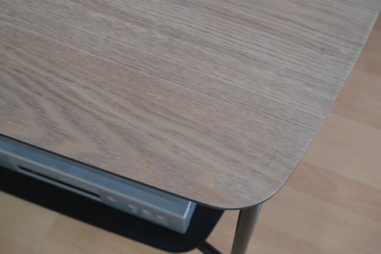 Stolik GENUA RTV1 Czarny/Naturalny