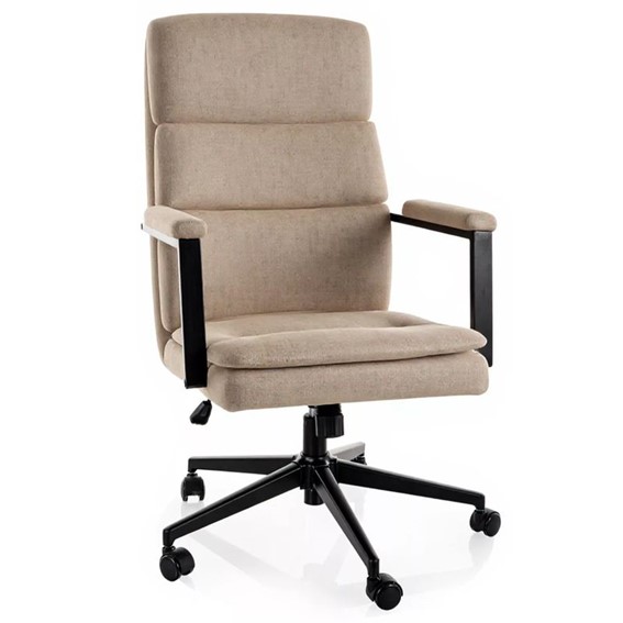 Fotel Obrotowy Q-090 Beżowy