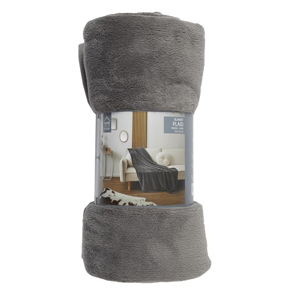 Pled MOLLETON 150x200cm Szary