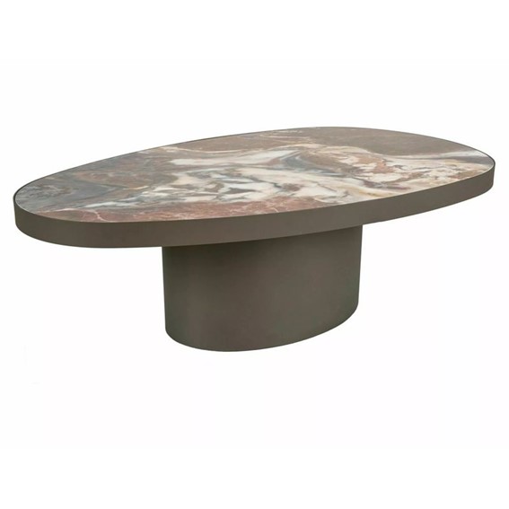 Ława GUSTO A 118x73cm Brąz Połysk/Miedziany