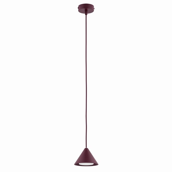 Lampa Wisząca ELIT 1 Burgundowy