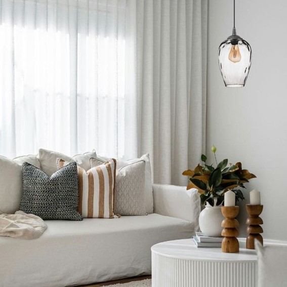 Lampa Wisząca LALINA 1L Czarny