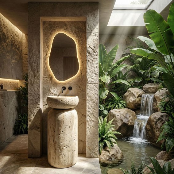 Umywalka Wolnostojąca CHERI Beżowy