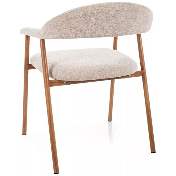 Krzesło LAGOS D Raven Beż/Dąb