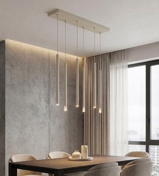 Lampa Wisząca SELTER 6 Beżowy