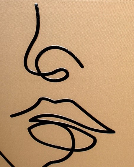 Obraz FACCIA ARTE TRI COLORE 90x120 cm