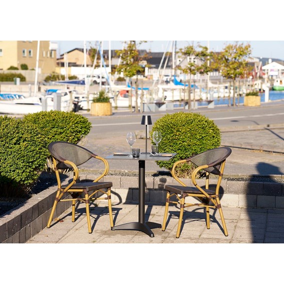 Stół Bistro HOUSE NORDIC 60x60 Ciemny Szary