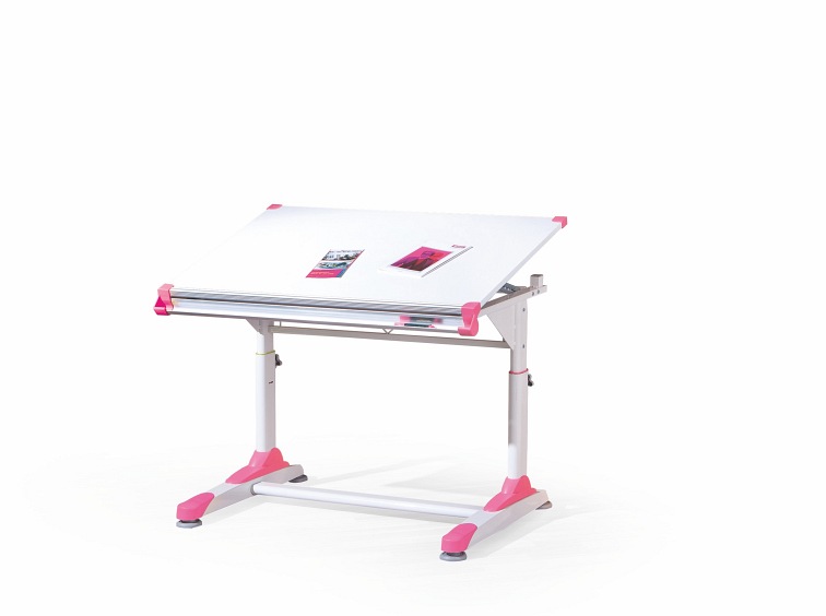 Biurko COLLORIDO Biały/Zielony/Różowy