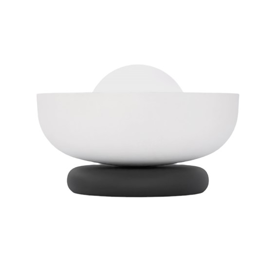 Lampa Nocna OZZY LN1 Czarny/Biały