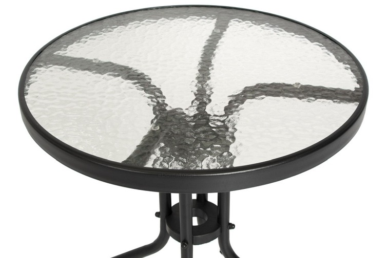 Stolik Ogrodowy Capri fi60 Czarny