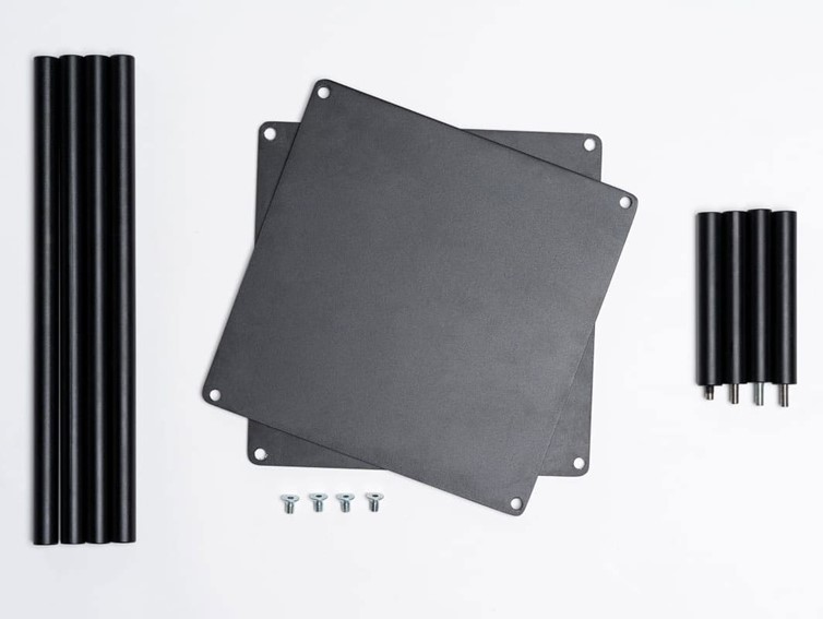 Stolik Boczny TENSIO 2 FLOOR FLEX Czarny