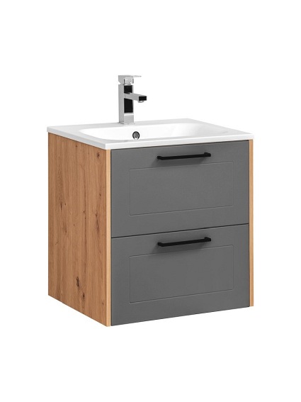 Szafka pod Umywalkę Madera Grey 820 46x60x61 Dąb/Grafit
