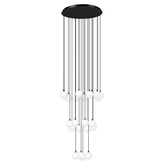 Lampa Wisząca ASPEN KP-32 Biały/Czarny